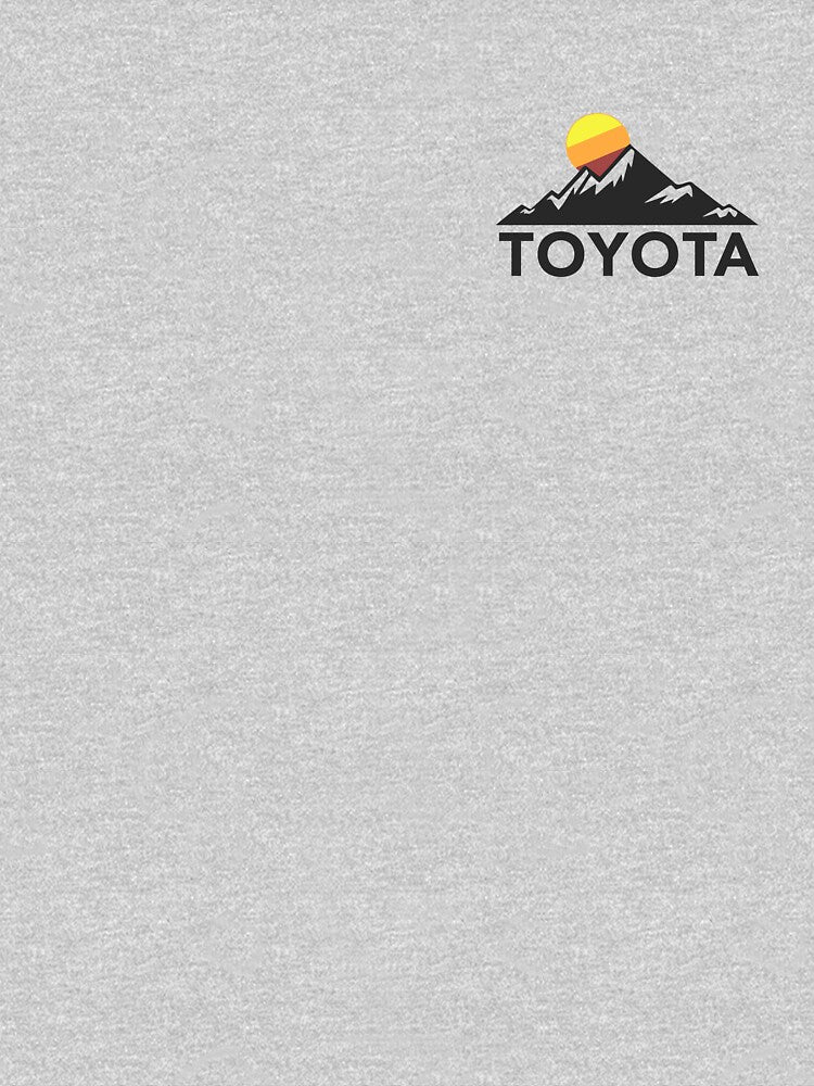 Toyota Mountain Logo T-shirt - Small Chest-left Size by ChaseBig