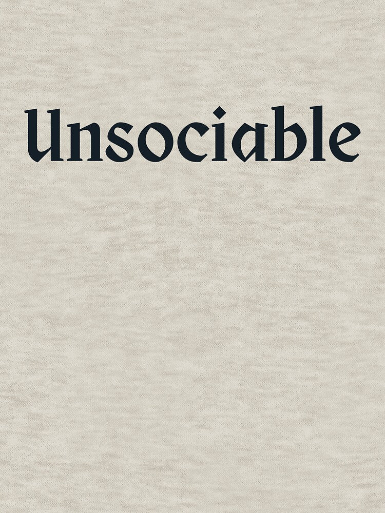 Unsociable by Tolkienian