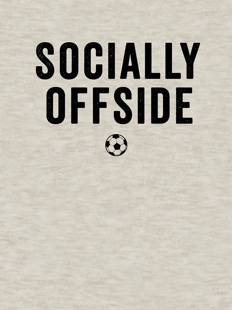 Socially Offside – Introvert Soccer Shirt | Funny Football World Cup Graphic Tee by SkullVor
