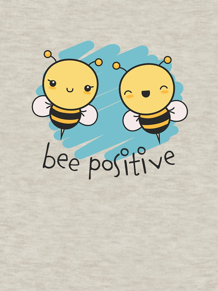 Bee Positive Cute Kawaii Cartoon Bees by BobJolley