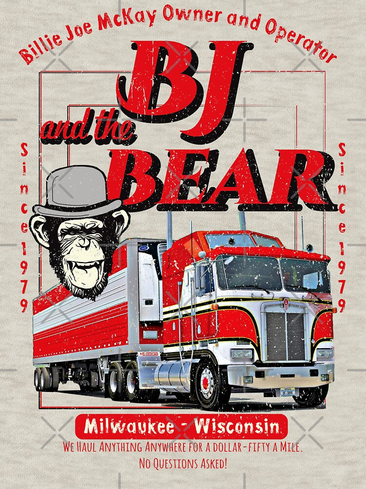 BJ and The Bear Trucking Company Lts by Alema Art