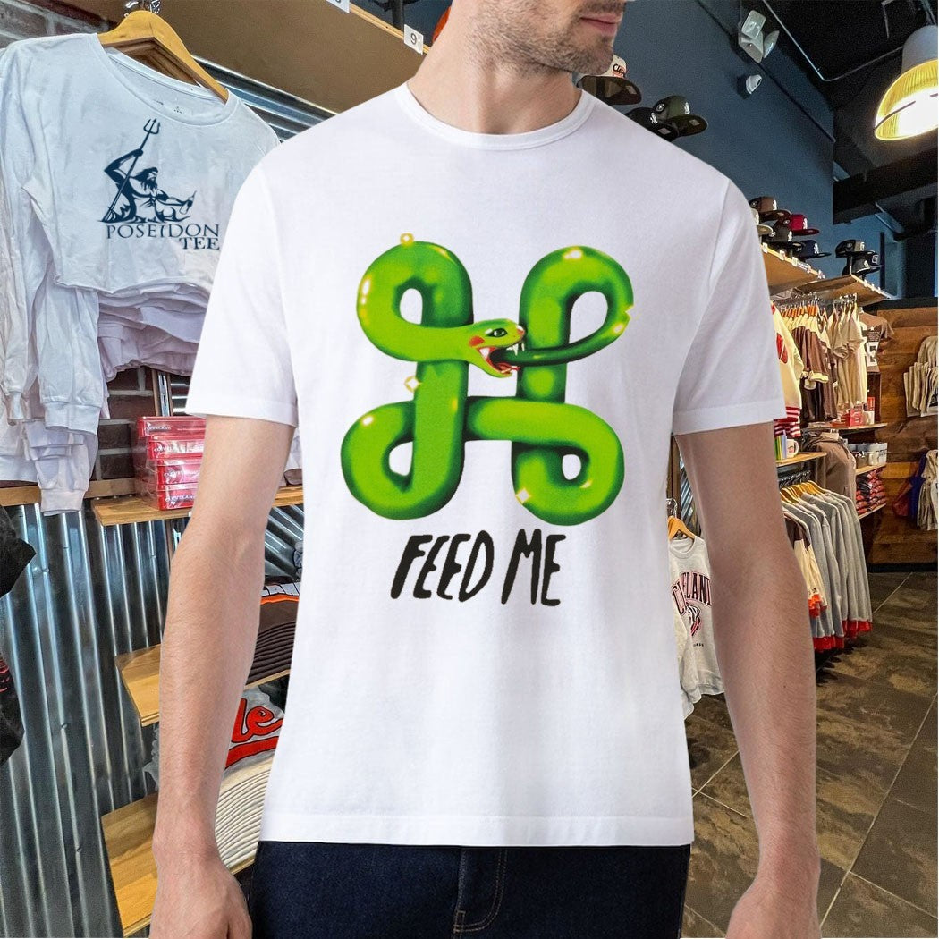 Read Feed Me Airbrush Snake T-shirt
