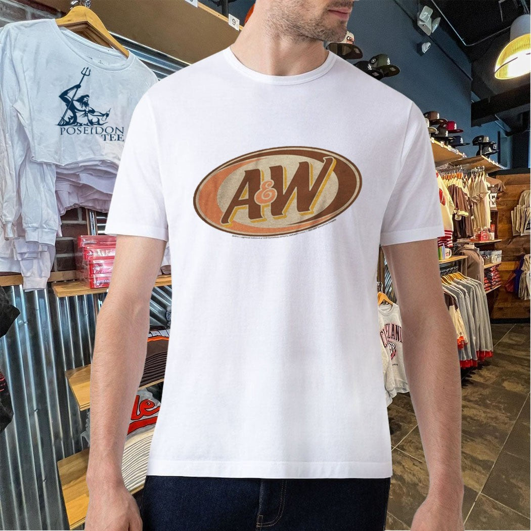 Retro A&w Root Beer Logo T-shirt