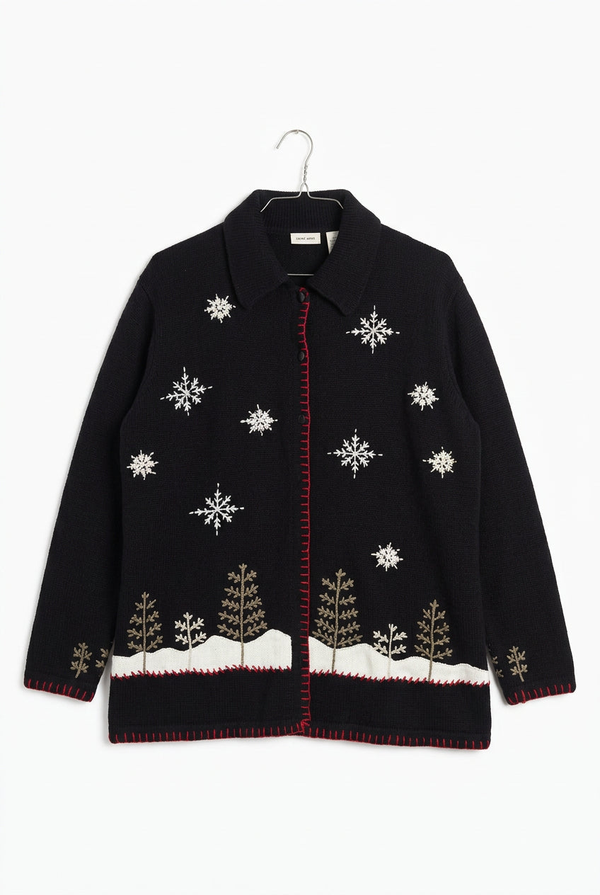 Winter scene. XXL, Christmas Sweater