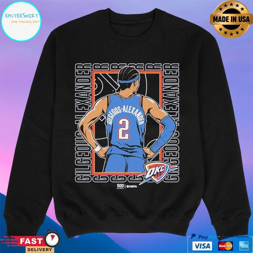 Shai Gilgeousalexander Oklahoma City Thunder Repeat T-Shirts