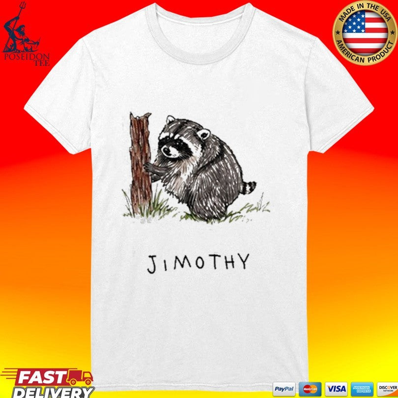 Short King Jimothy Raccoon T-shirt