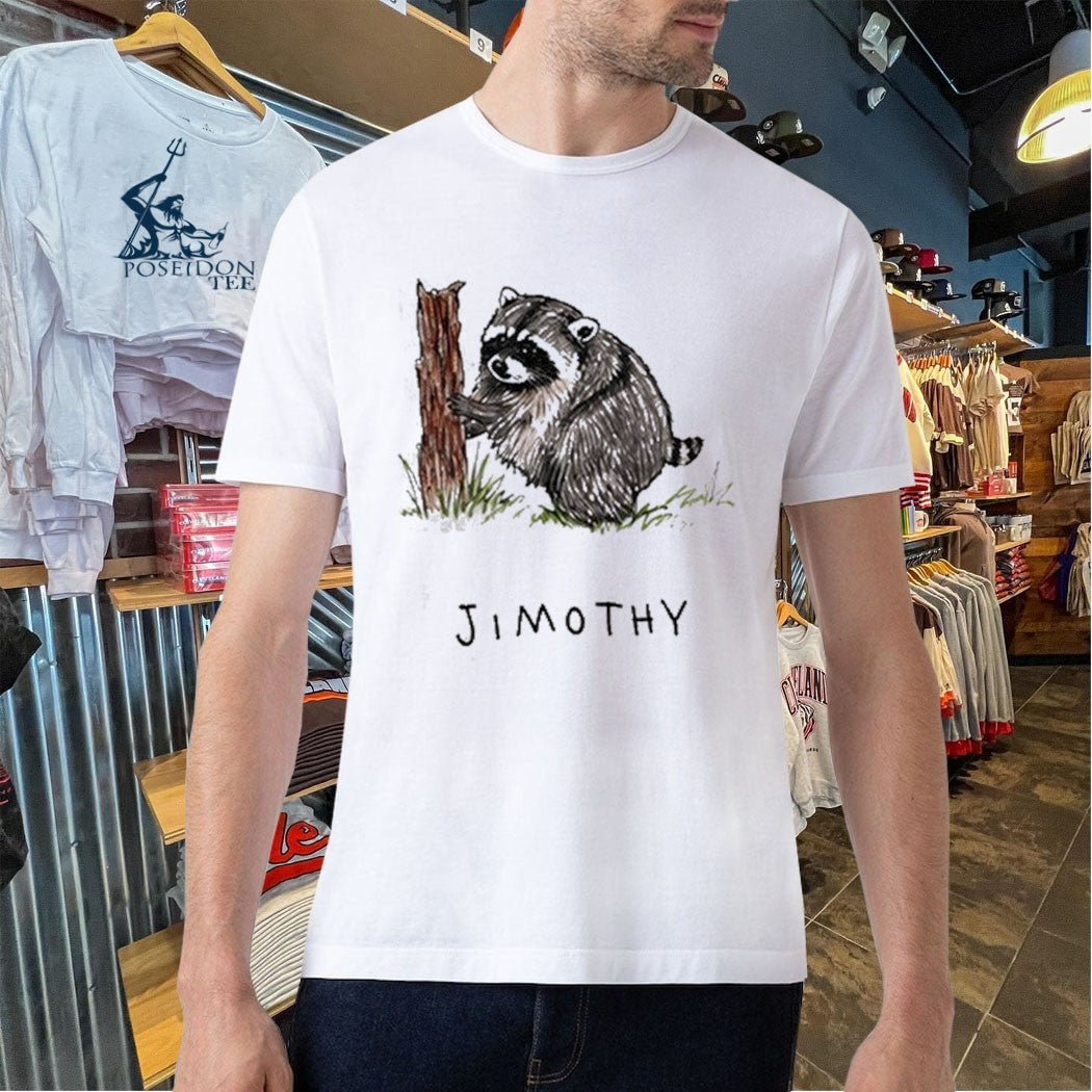 Short King Jimothy Raccoon T-shirt