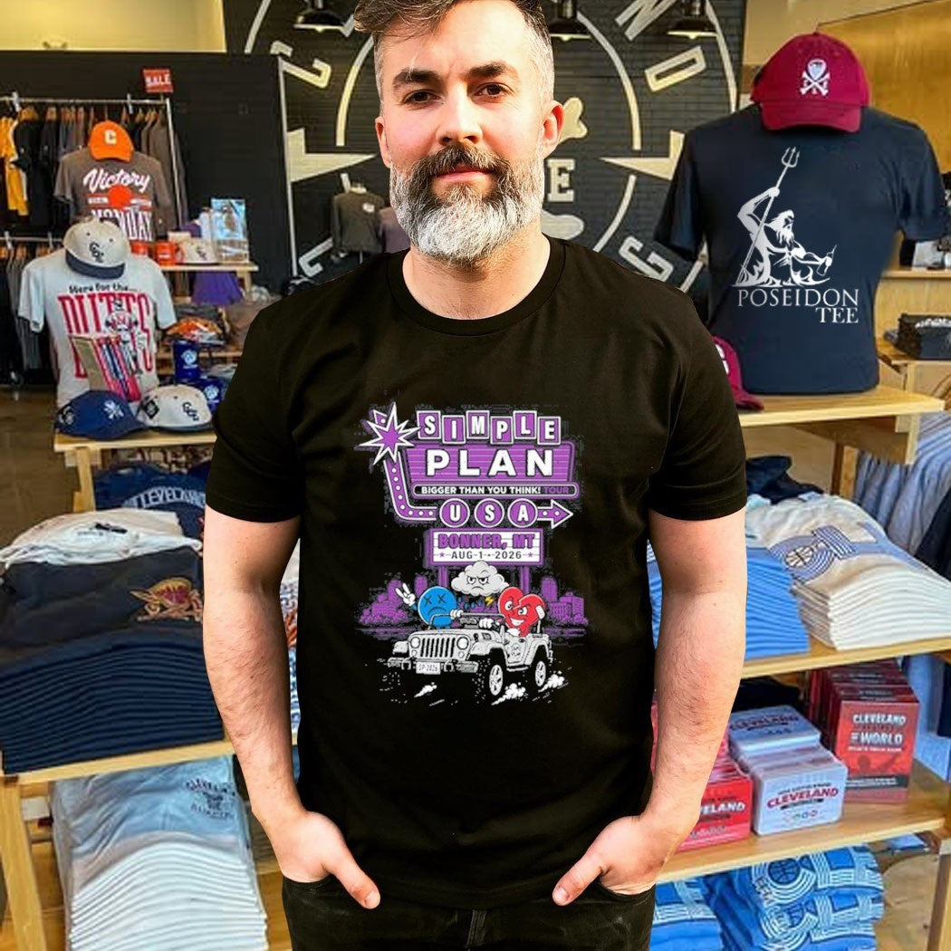 Simple Plan Bonner Mt 2026 Specific City Live At Kettlehouse Amphitheater On August 1 2026 T-shirt