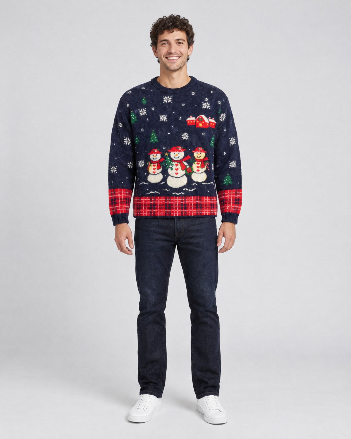 Snowman Tree Farm- Small Christmas Sweater