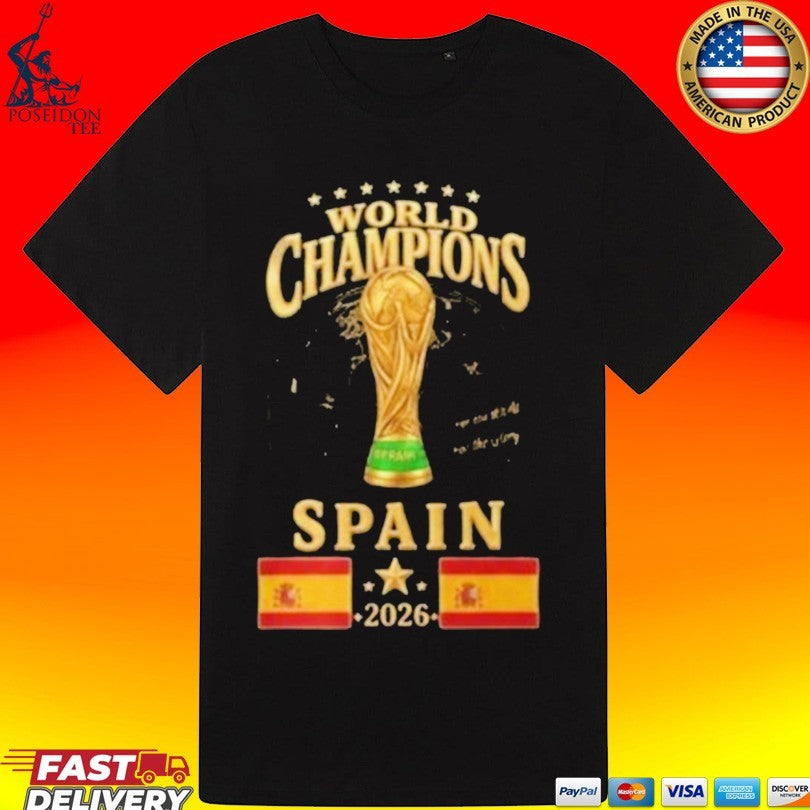 Spain 2026 World Champions World Cup T-shirt