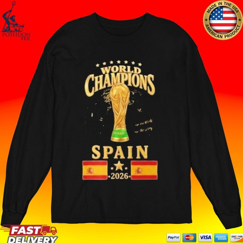 Spain 2026 World Champions World Cup T-shirt