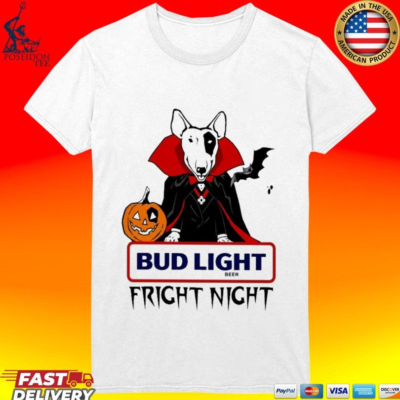 Spuds Mackenzie Fright Night 80s Throwback Halloween T-shirt