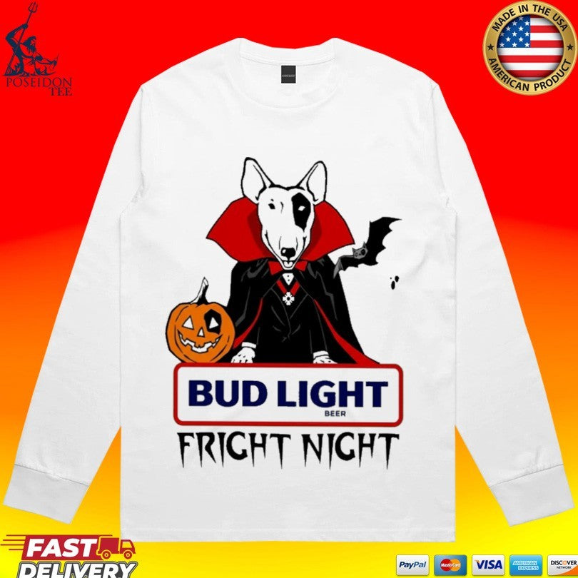 Spuds Mackenzie Fright Night 80s Throwback Halloween T-shirt