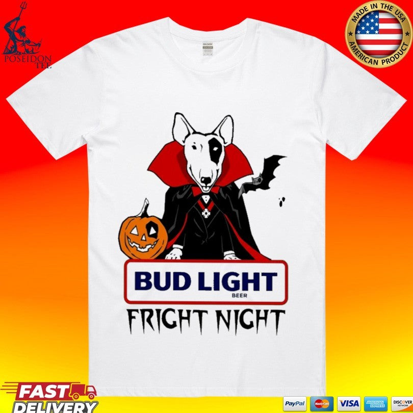 Spuds Mackenzie Fright Night 80s Throwback Halloween T-shirt