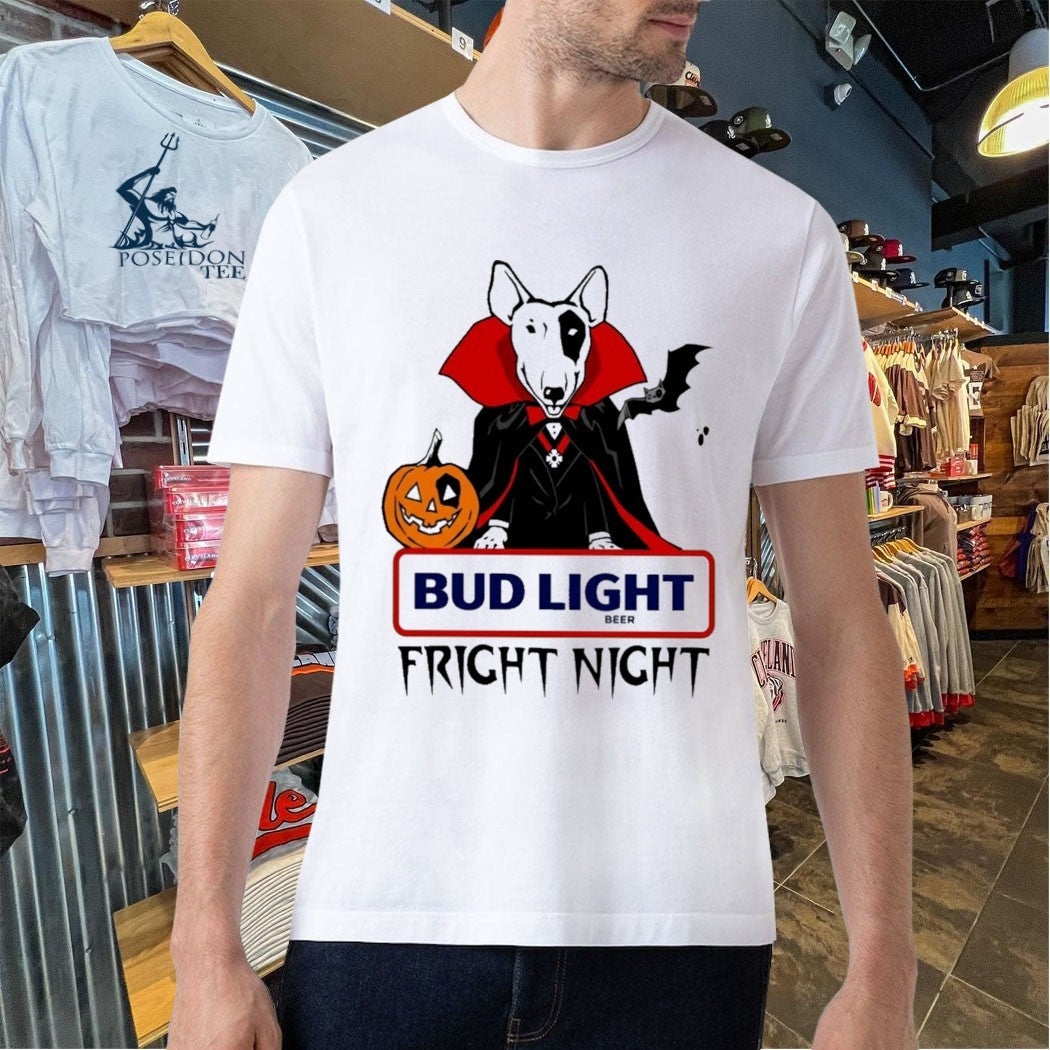 Spuds Mackenzie Fright Night 80s Throwback Halloween T-shirt