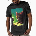 Sad Cat in Grunge 2 by GeminiDaydreamer