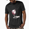 Sketch a hand holding a wine glass by Alper Billik