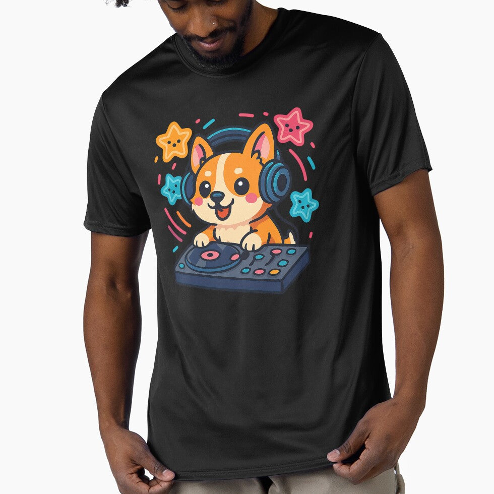 Cute Kawaii Corgi, DJ Corgi, Kawaii Corgi by graphic-genie