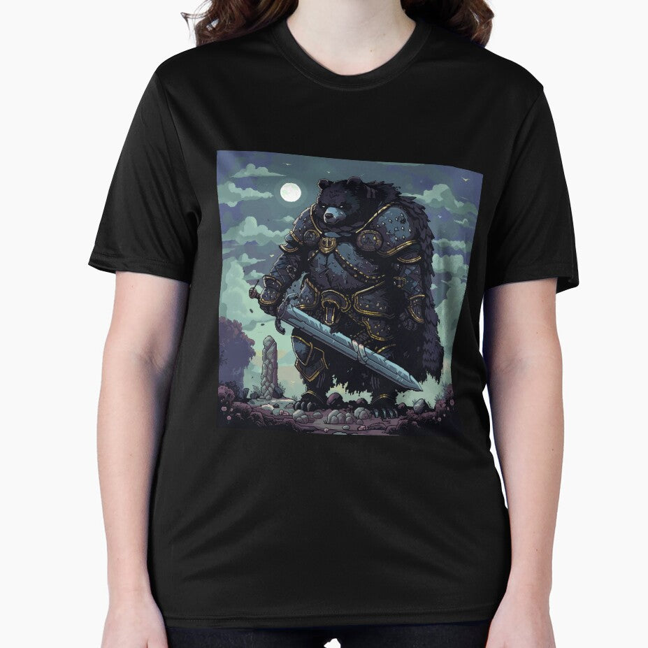 Black Bear Pixel Knight by Kaos-Bit