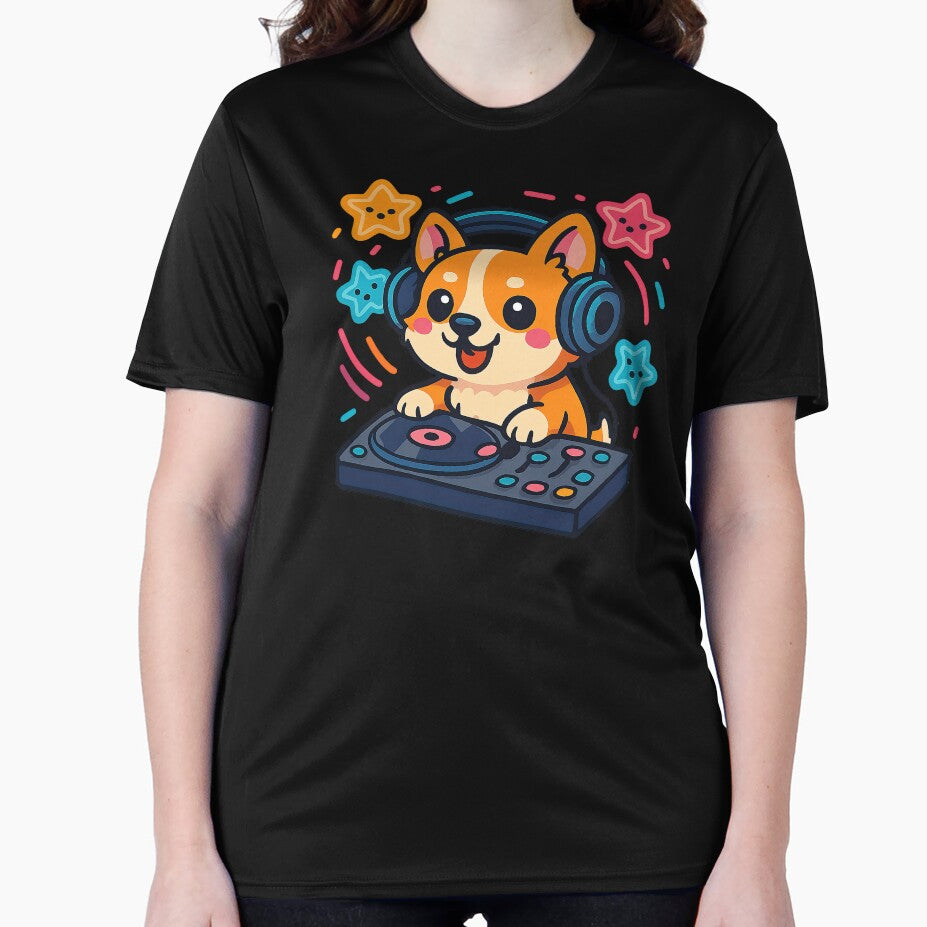 Cute Kawaii Corgi, DJ Corgi, Kawaii Corgi by graphic-genie