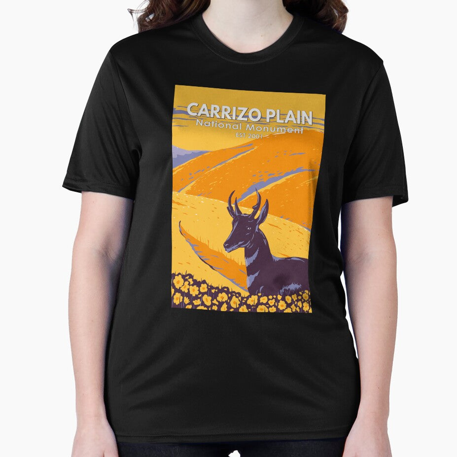 Carrizo Plain National Monument California Vintage by KrisSidDesigns