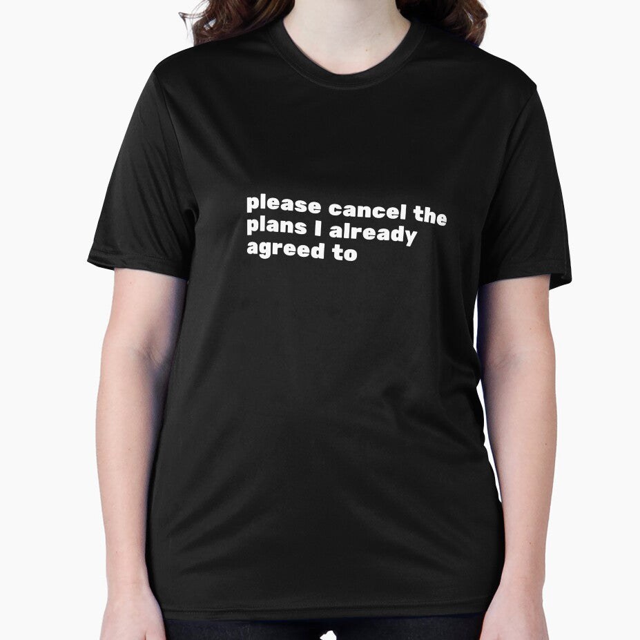 Please cancel the plan-T-Shirts for Introverts by QuirkStreet