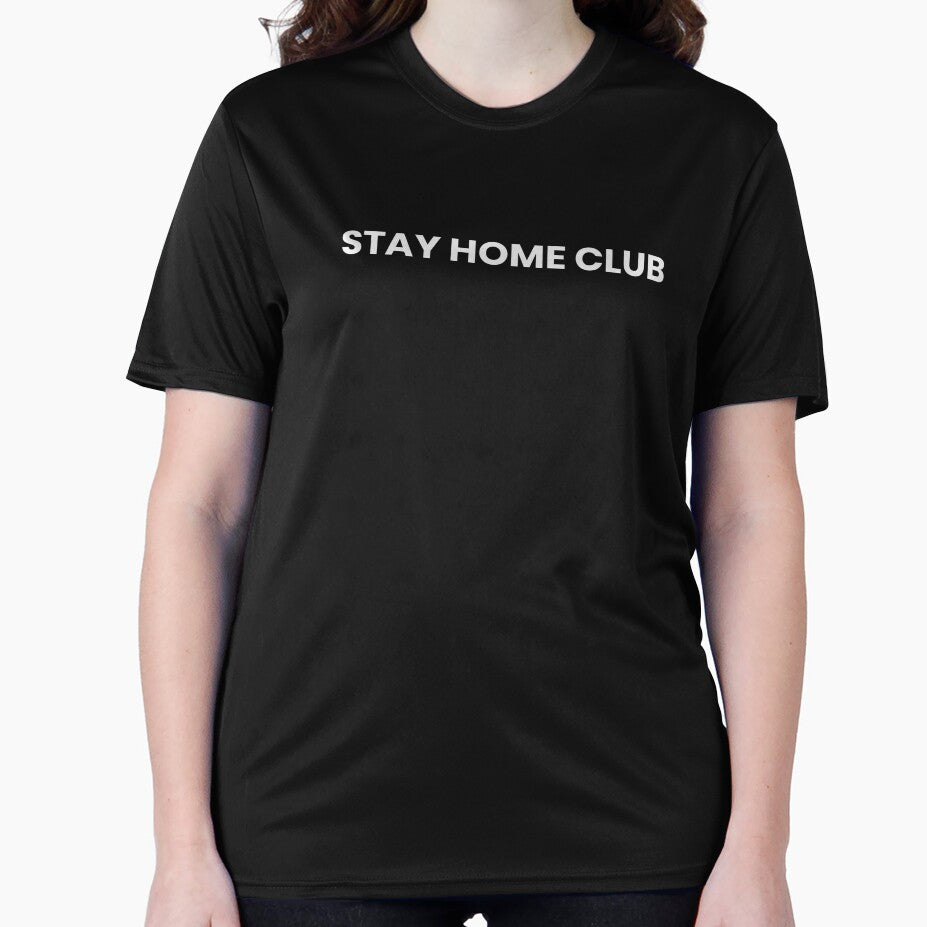 Stay Home Club Funny Introvert Shirt by CarlosPixley