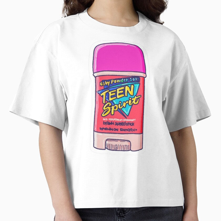 Vintage Teen Spirit Stick – 90s Kid Nostalgia Sticker by Mustangana