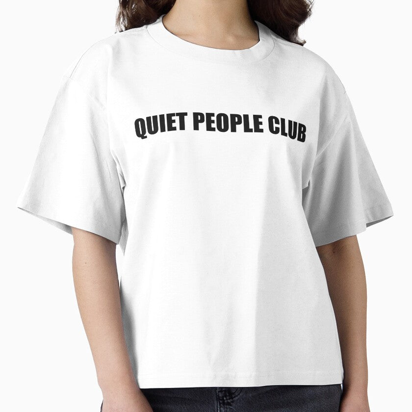 Quiet People Club B - Funny Introvert Shirt by CarlosPixley