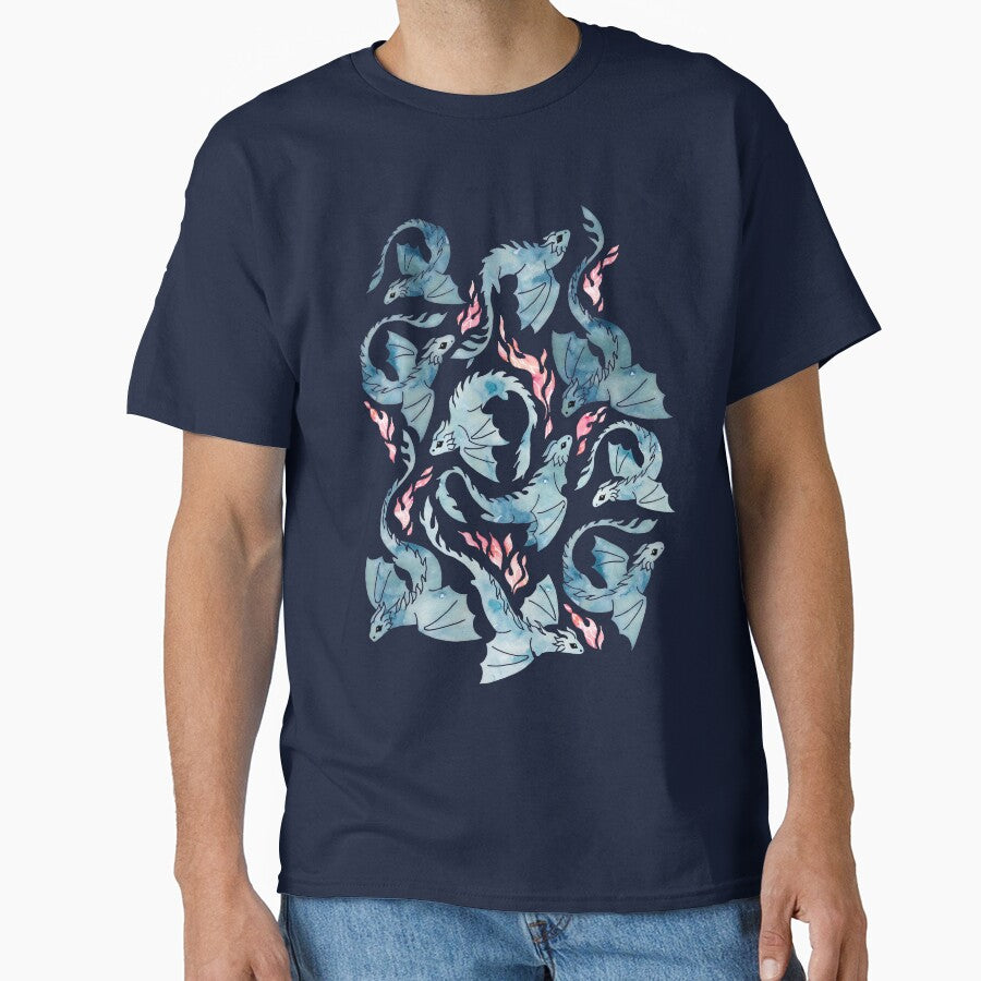 Dragon fire dark blue by adenaJ