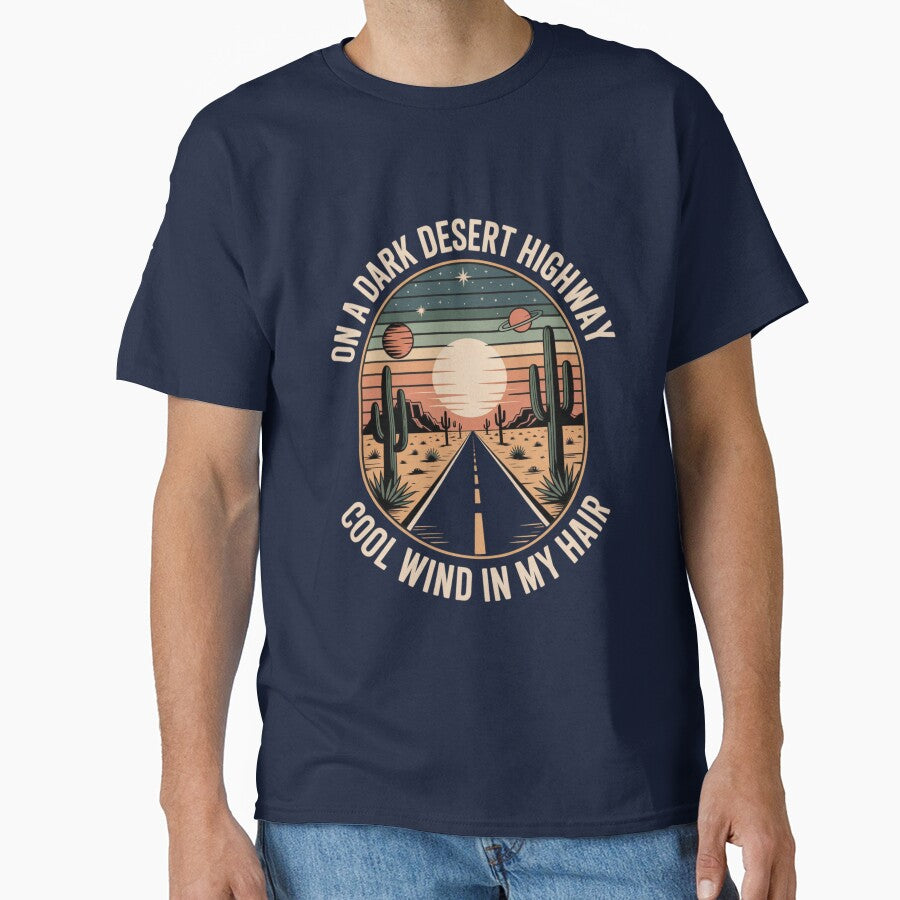 Desert Highway Retro Sunset by Designdos