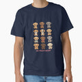So Much Woof Cute Puppy Breed Grid Pattern by GiggleInkTees