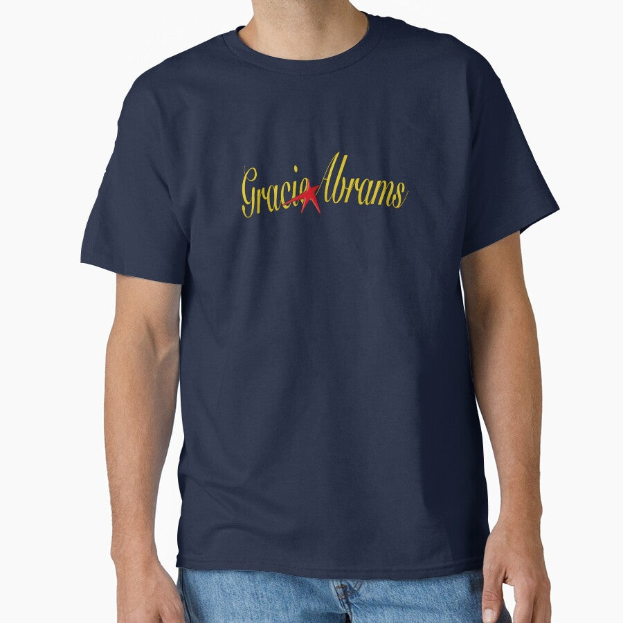 Gracie Abrams Red Star Cursive Lettering Logo by aestheticqueen