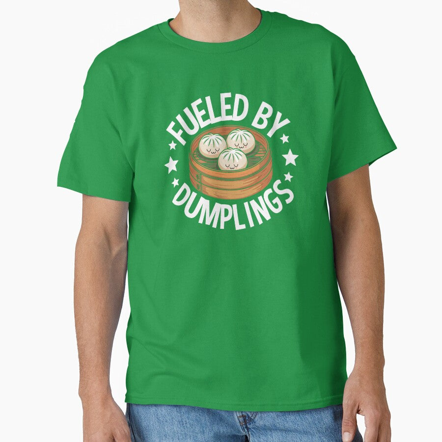 Fueled by Dumplings – Cute Dumplings in Bamboo Steamer Box by EmeraldeaArt