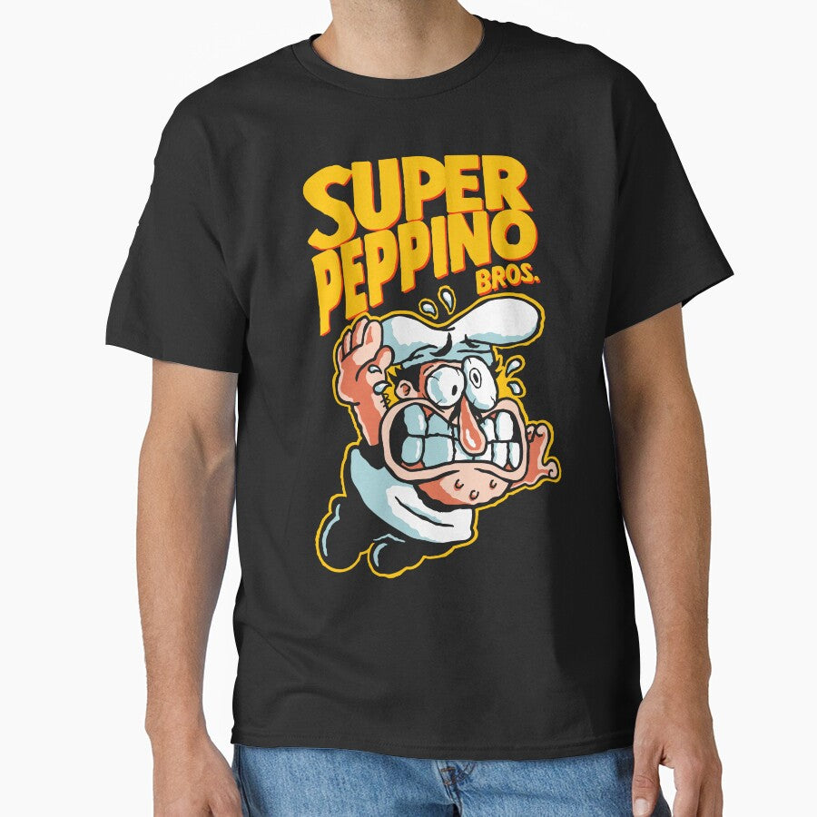 Super Peppino - Black Shirt by DemonigoteCamis