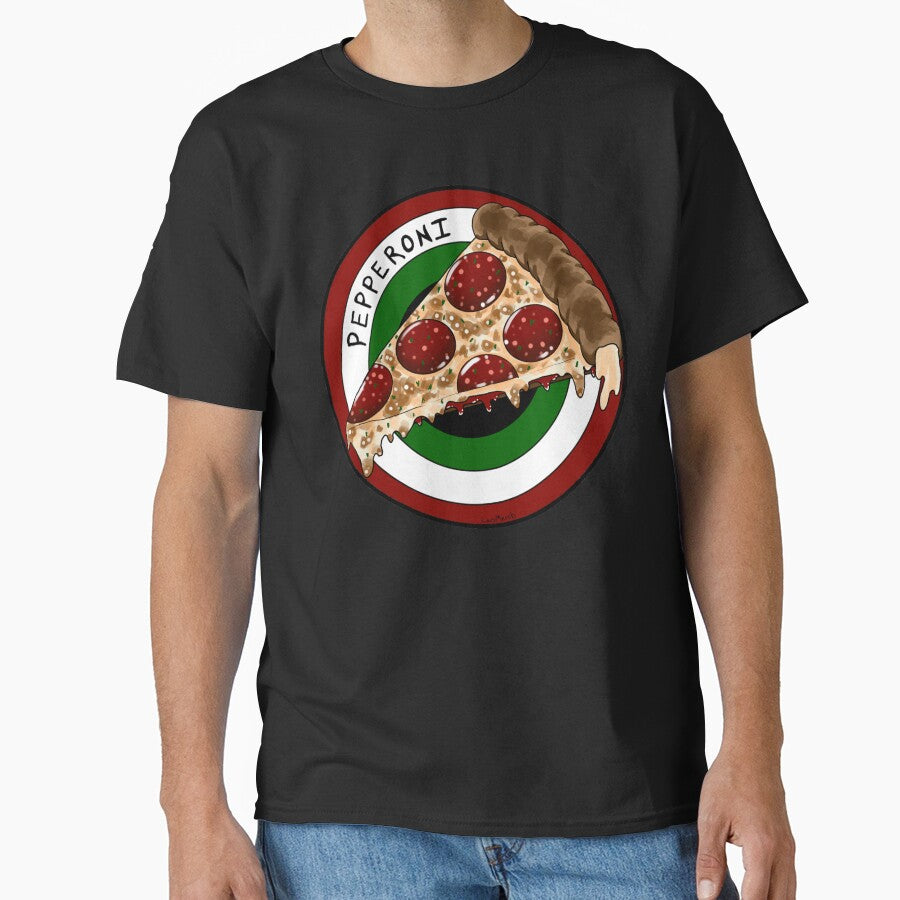 Pepperoni Slice of Pizza by LyAnMeArt
