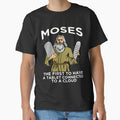 Moses The First to Have A Tablet Connected to a Cloud Pun by funnytshirtemp