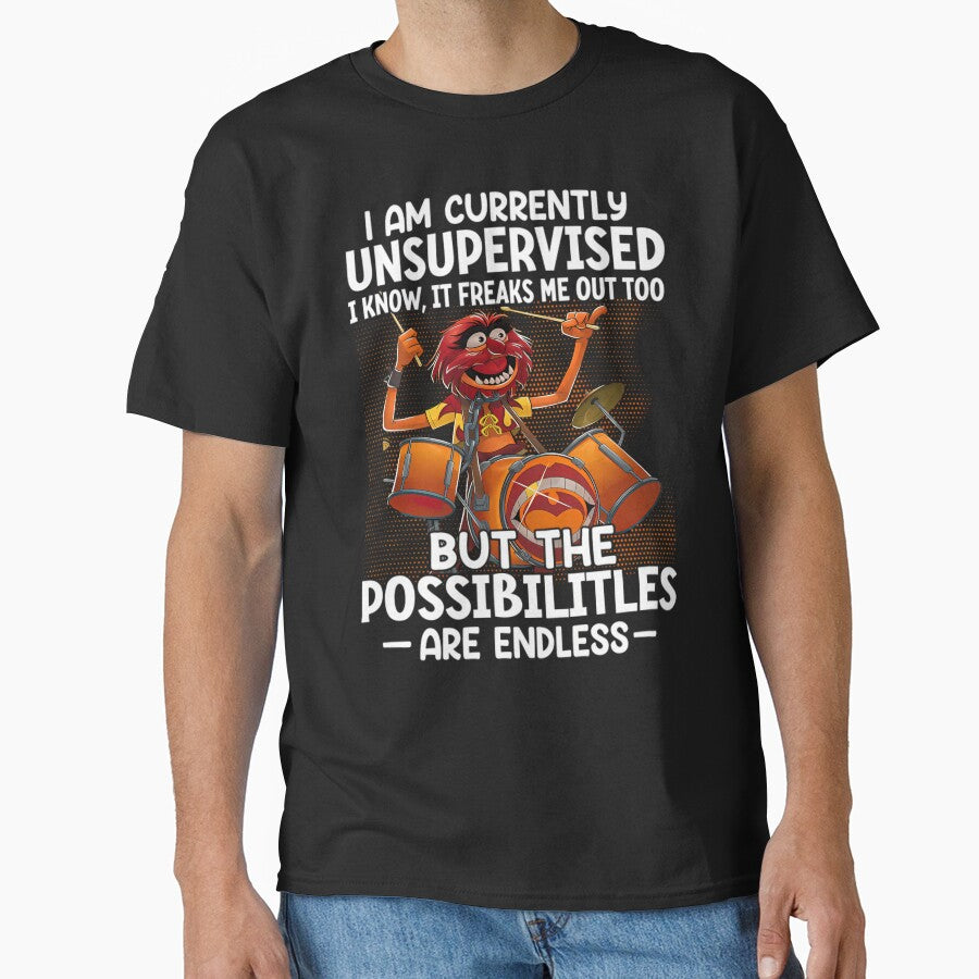 Muppets Emotional Support Animal I Am Currently Unsupervised I Know It Freaks Me Out Too But The Possibilities Are Endless by OWEOBERTA