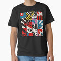 Mid-Century Modern Bauhaus Grunge-Inspired Abstract Pattern by DEC02