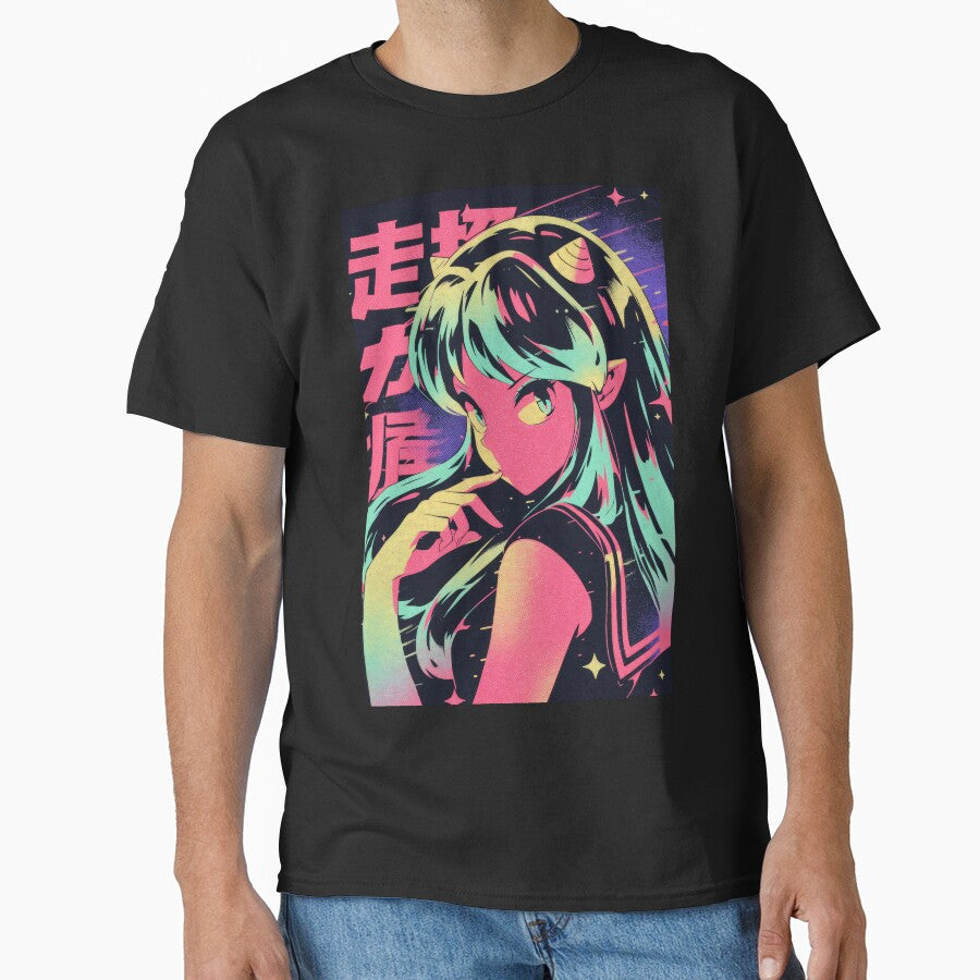 Vaporwave Nights Lum Invader by AnimeArsenalPrints