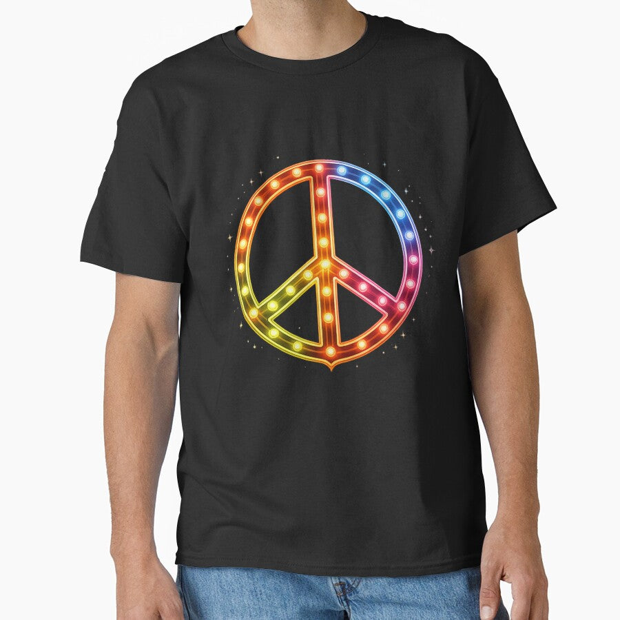 Neon Peace Sign by Starlight_Designs