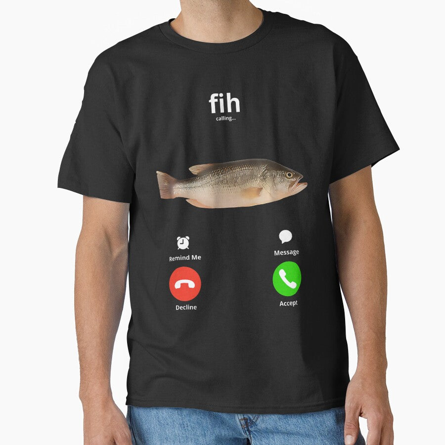 Fih Calling Remind me Message Decline Accept Phone Call Fish by LucasGarrett