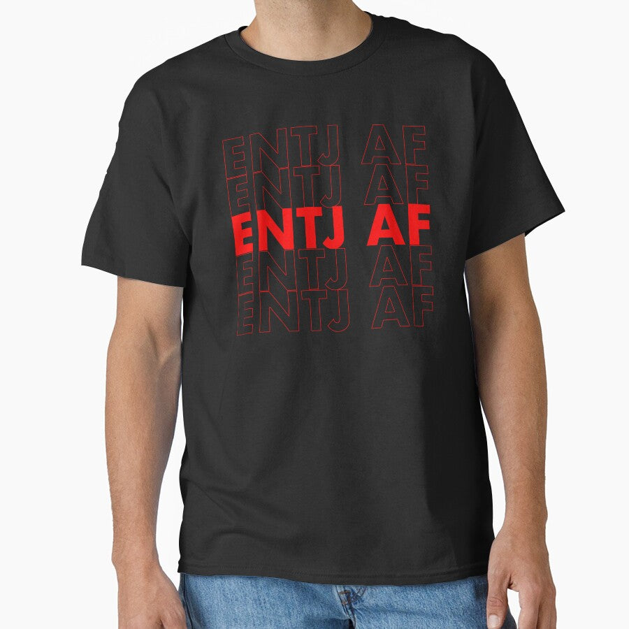 ENTJ AF Red Personality MBTI Funny Shirt by FanaticTee