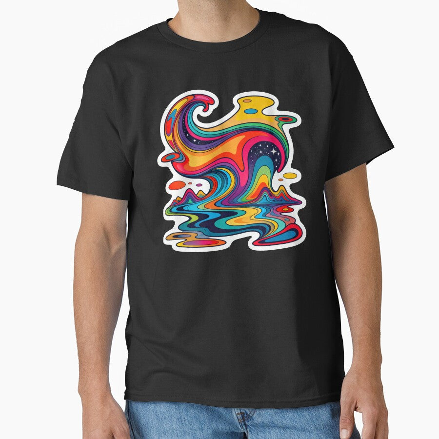 Abstract Pop Flow – Colorful Street Art Urban Illustration by PLUSHIWORLDtm