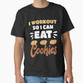 Junk Food I Workout So I Can Eat Cookies Funny Foodie by MagicSD Designs