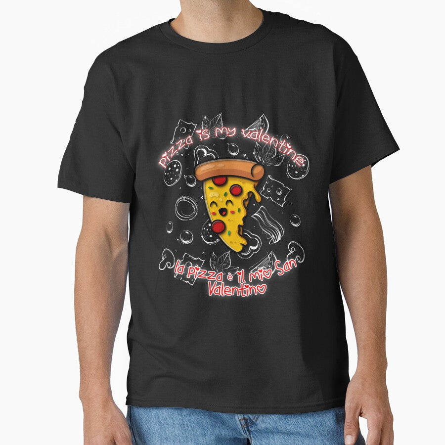 Funny pizza is my valentine cute shirts and accessories by Yushidesign