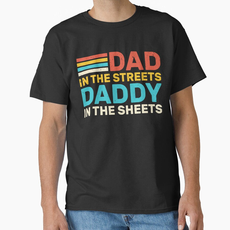 Funny Dad in the Streets Retro Father's Day Gift by KroghDs