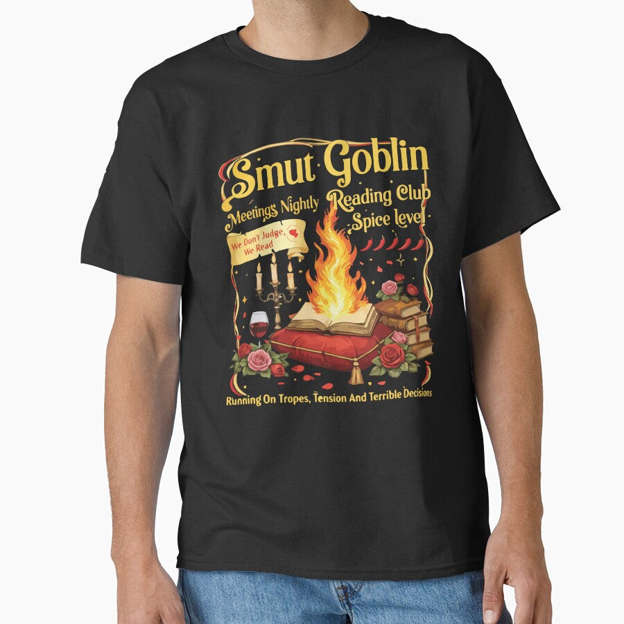 Smut Goblin Dark Romance Book Lover Funny Bookish Vintage Design by kiralynstration