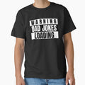 Warning Dad Jokes Loading Funny Dad Joke Shirt Gift for Dad by DesignbyAACreations