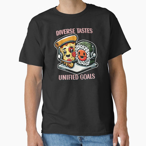 "Culinary Coalition" - Pizza and Sushi workplace humor by PrintMastery